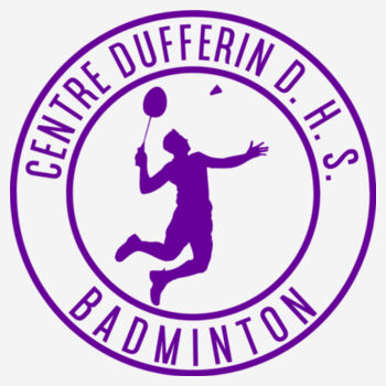 CDDHS Badminton Long Sleeve Performance T-Shirt Design