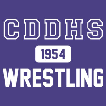CDDHS Wrestling Unisex Long Sleeve Performance T-Shirt Design