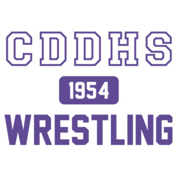 CDDHS Wrestling Unisex Long Sleeve Performance T-Shirt Design