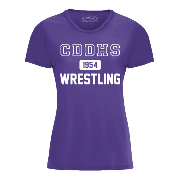 CDDHS Wrestling Ladies Performance T-Shirt Thumbnail
