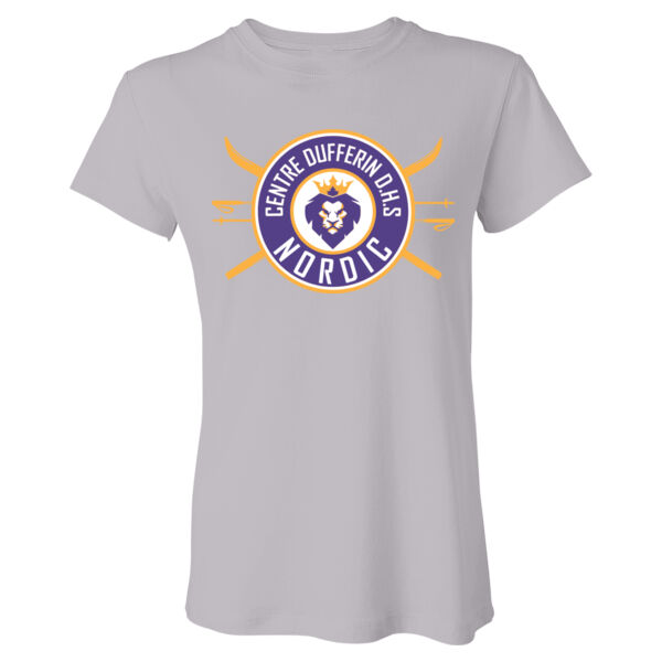 Nordic Ski Team Crest Ladies Cotton T-Shirt Thumbnail